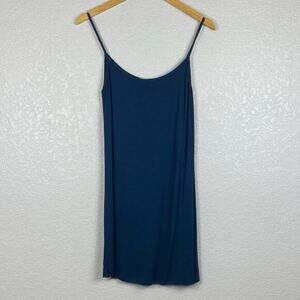 Sofia Jersey Slip Dress Womens Small‎ Spaghetti Straps Stretch Minimalist Italy